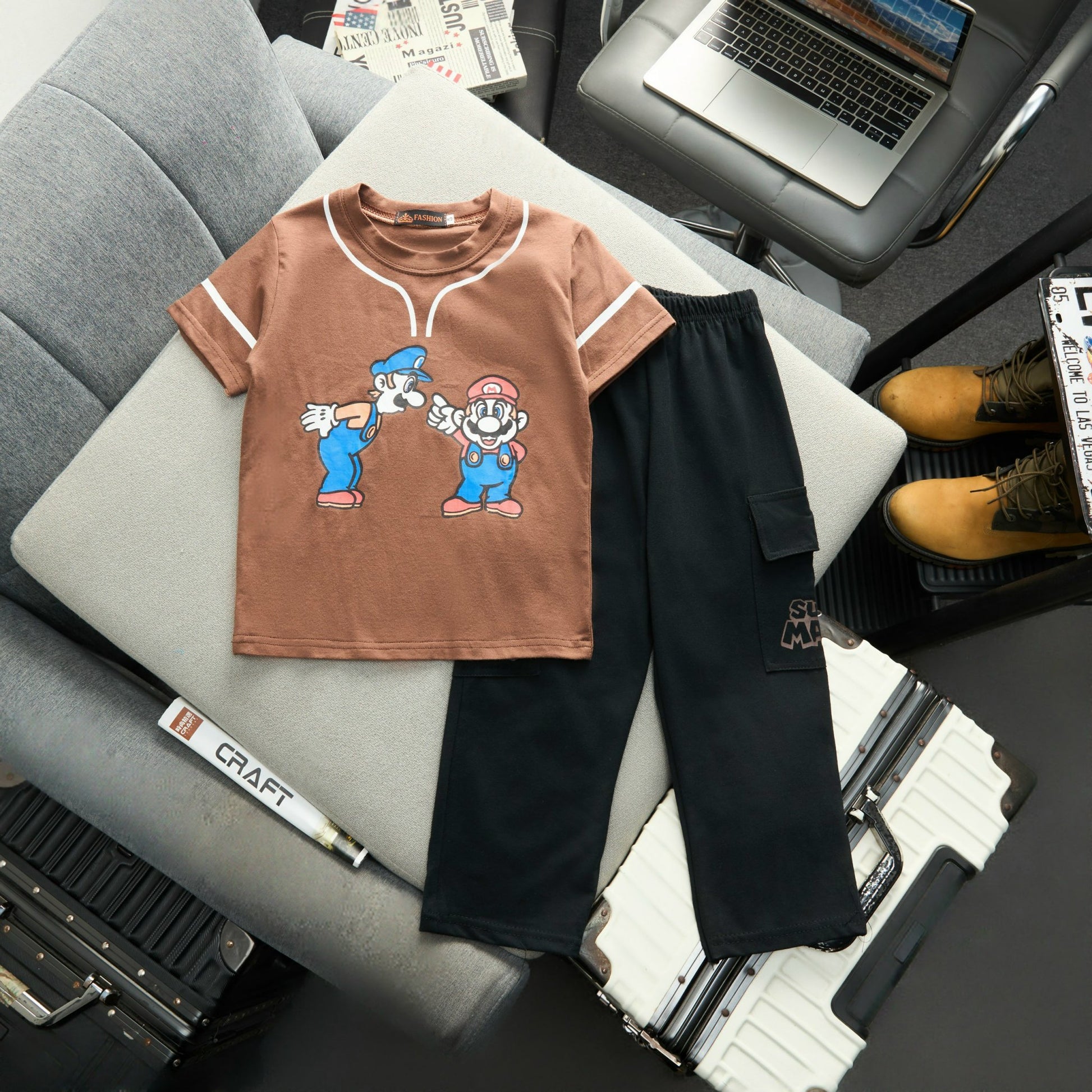 Short Sleeves Pyjamas Boys