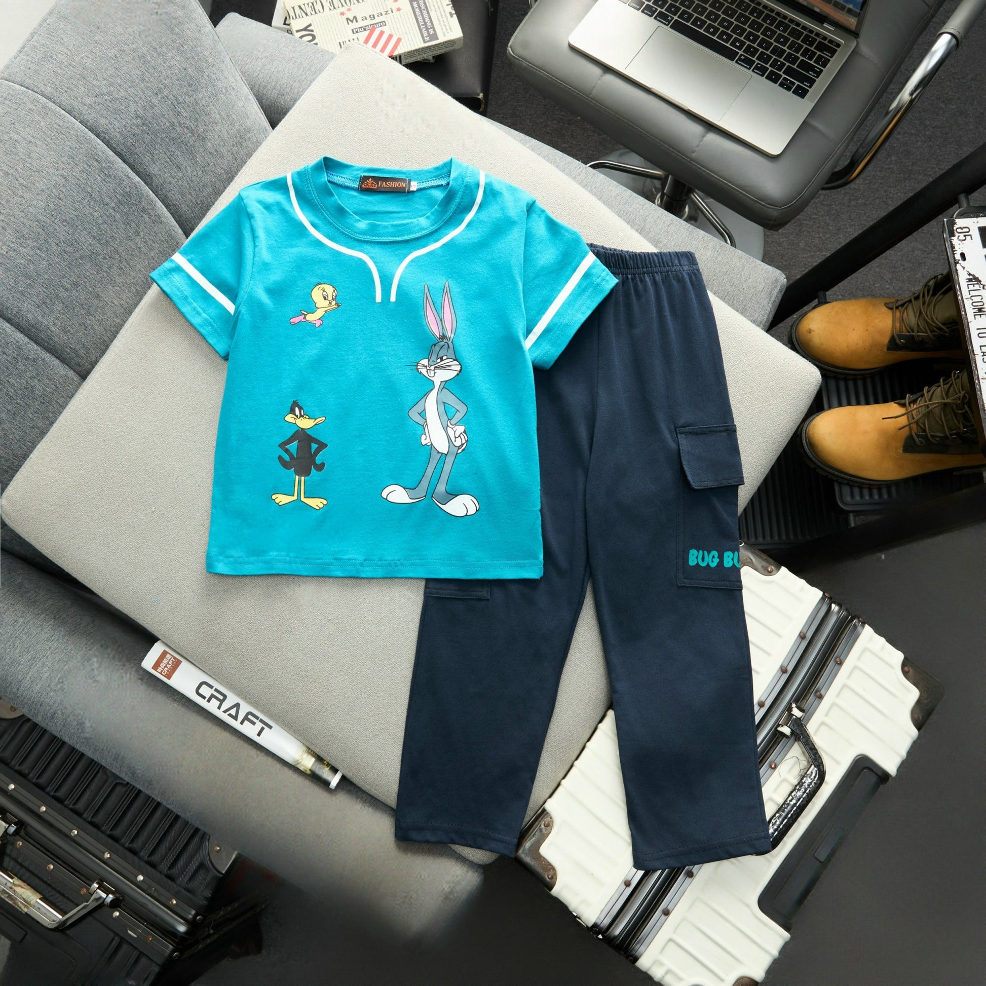 Short Sleeves Pyjamas Boys