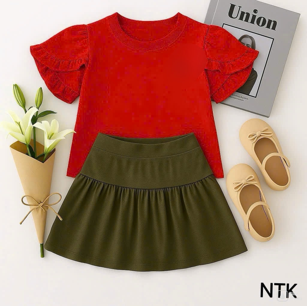 Plain Skorts Sets