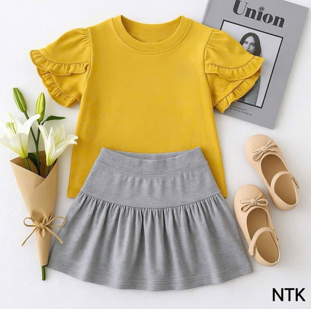 Plain Skorts Sets