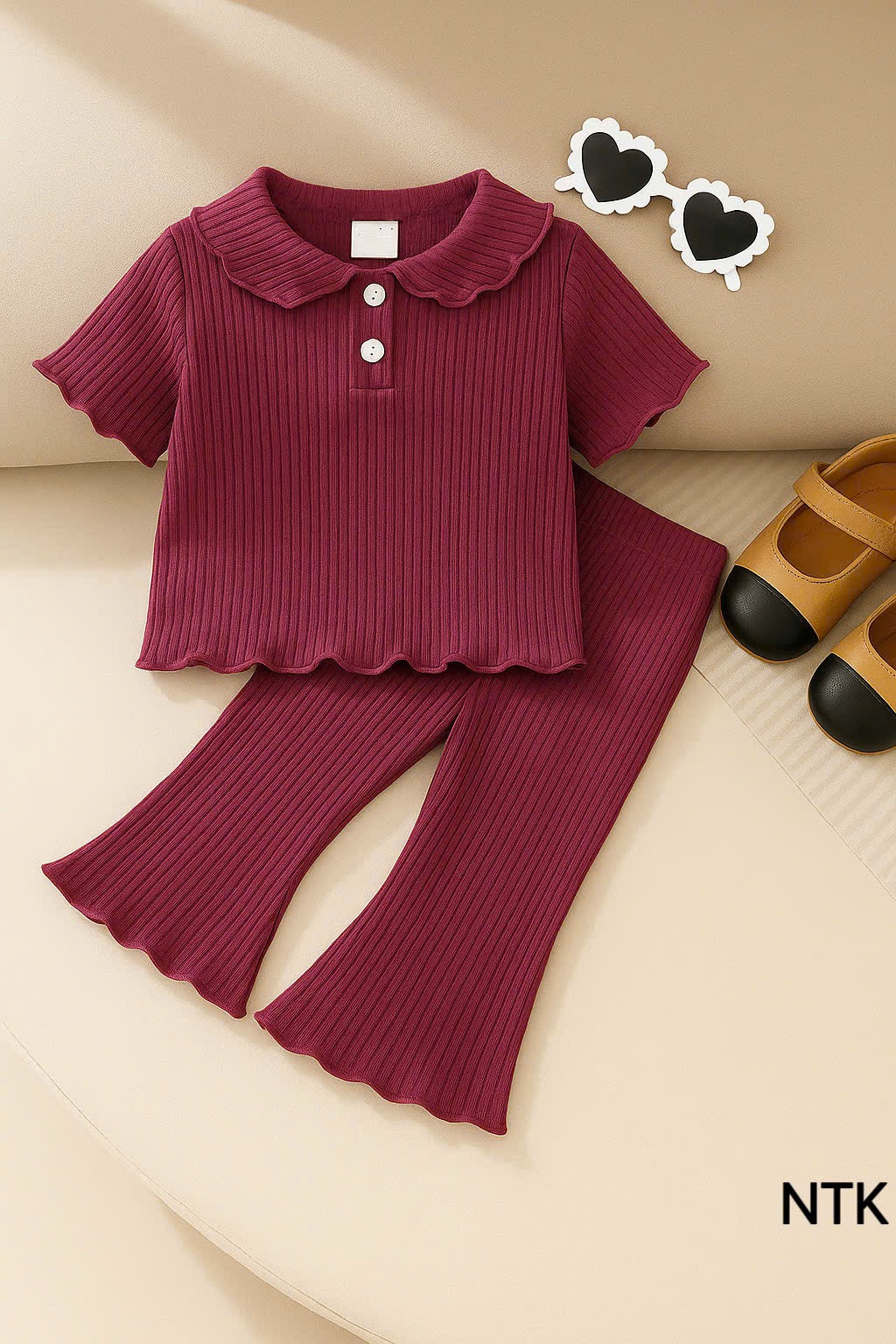 NTk Plain Knitted Set