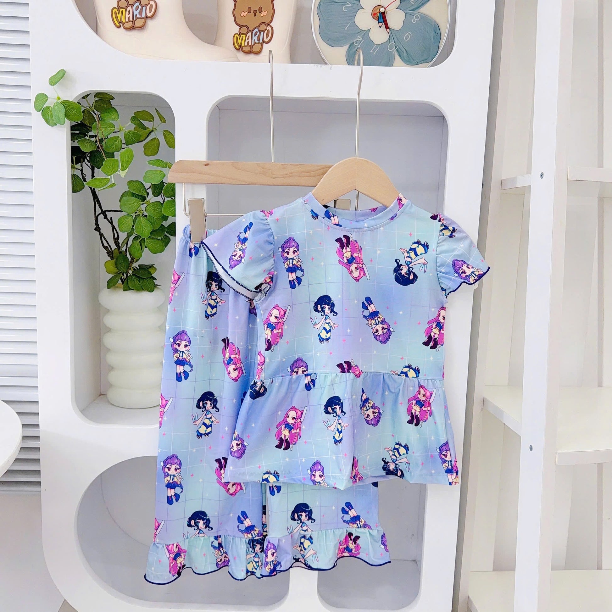 Yuzzin Babydoll Capsleeves Pyjamas