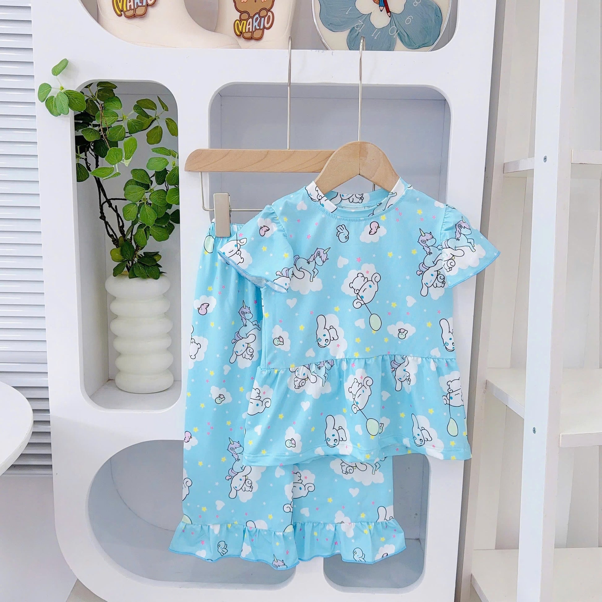Yuzzin Babydoll Capsleeves Pyjamas