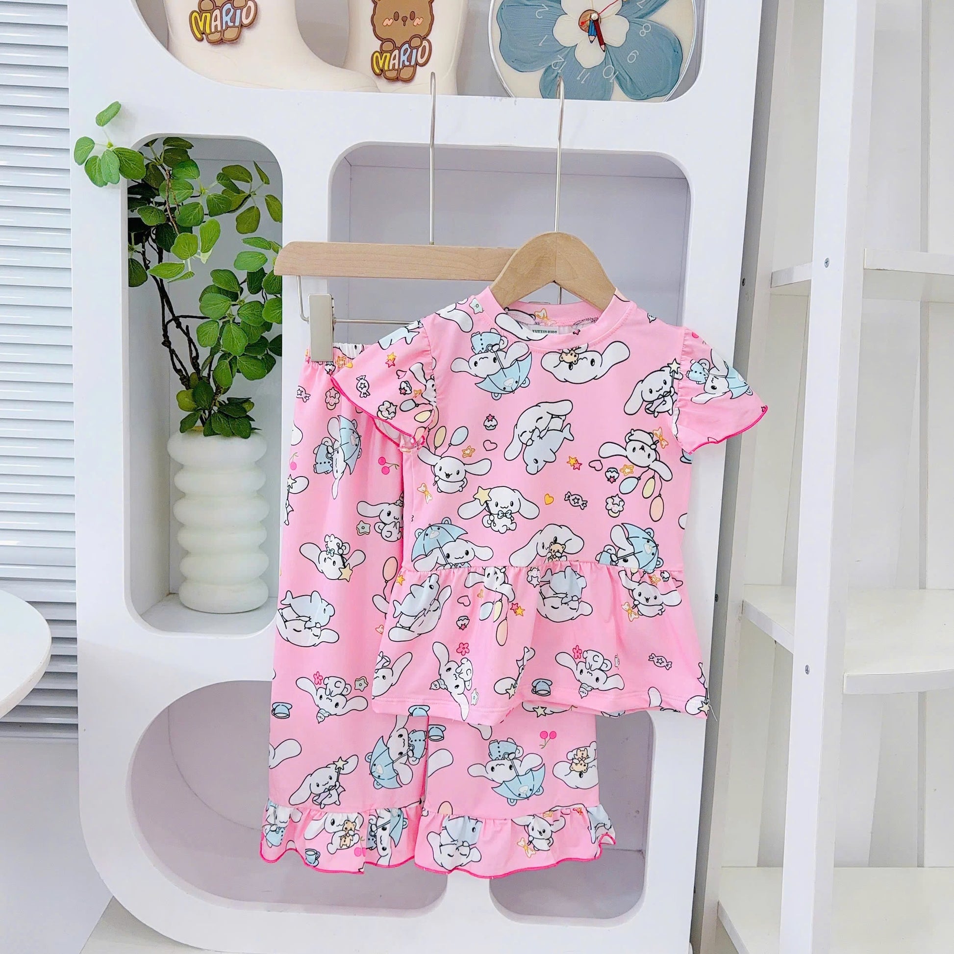 Yuzzin Babydoll Capsleeves Pyjamas