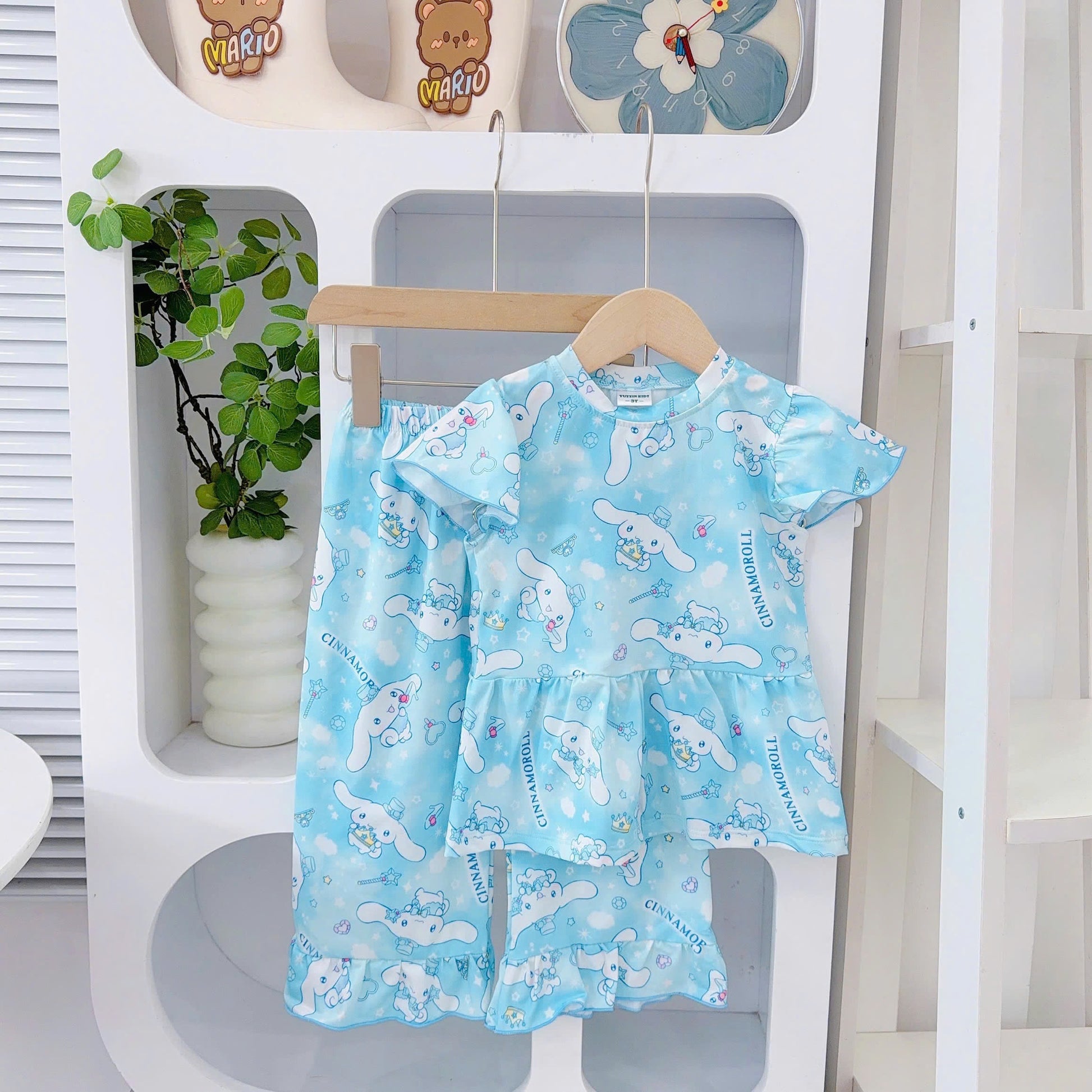Yuzzin Babydoll Capsleeves Pyjamas