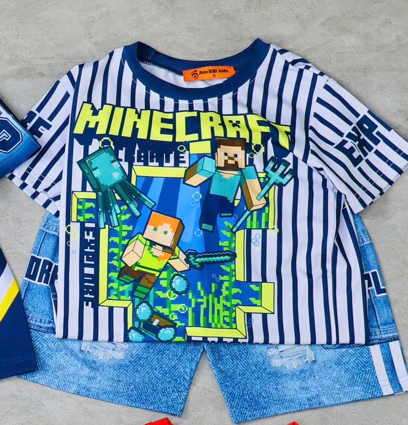 Boys 3D Cotton Drifit Play Suits
