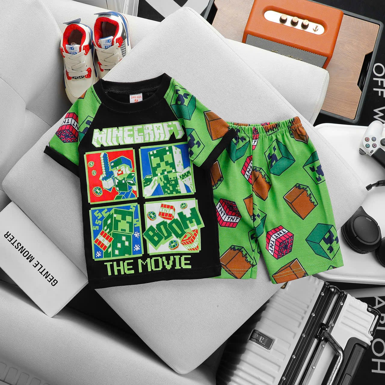 Boys Printed  Play Suit