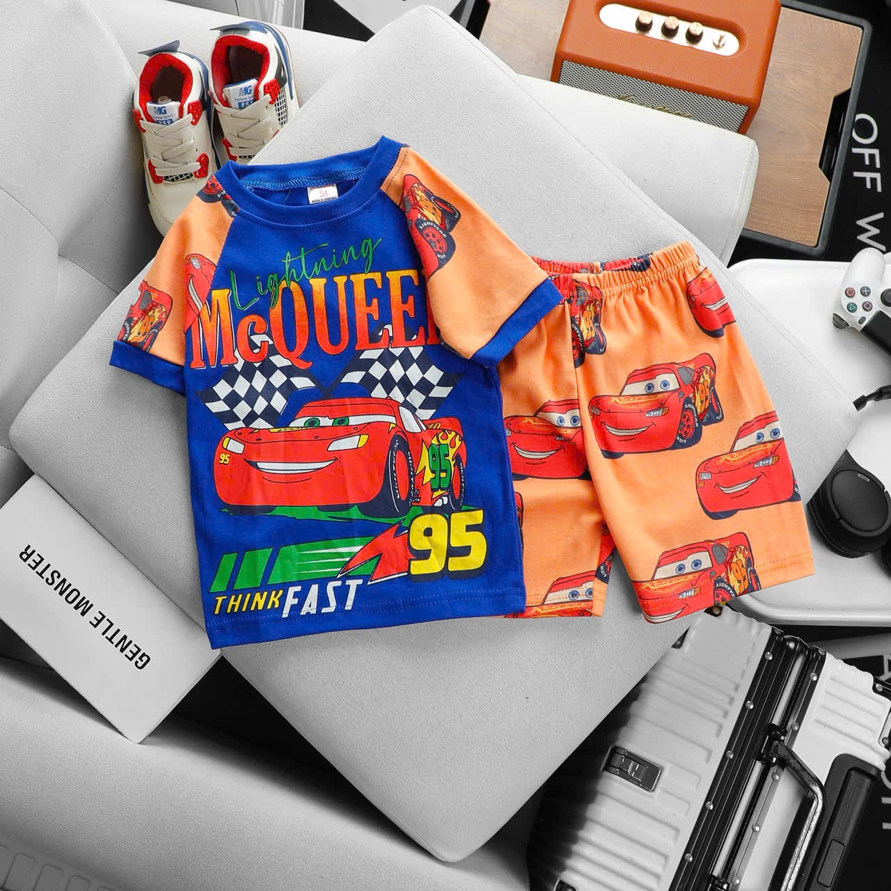 Boys Printed  Play Suit