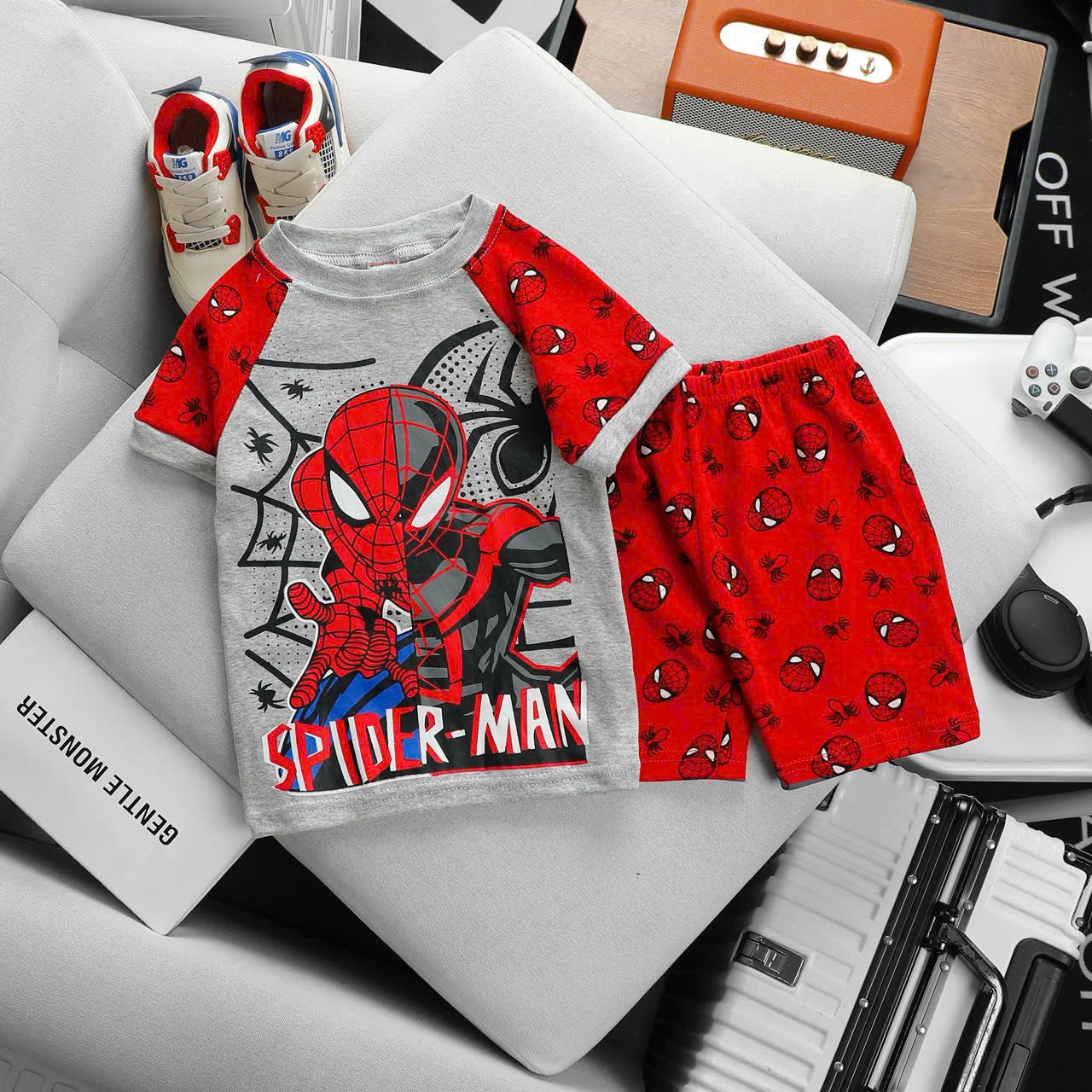 Boys Printed  Play Suit