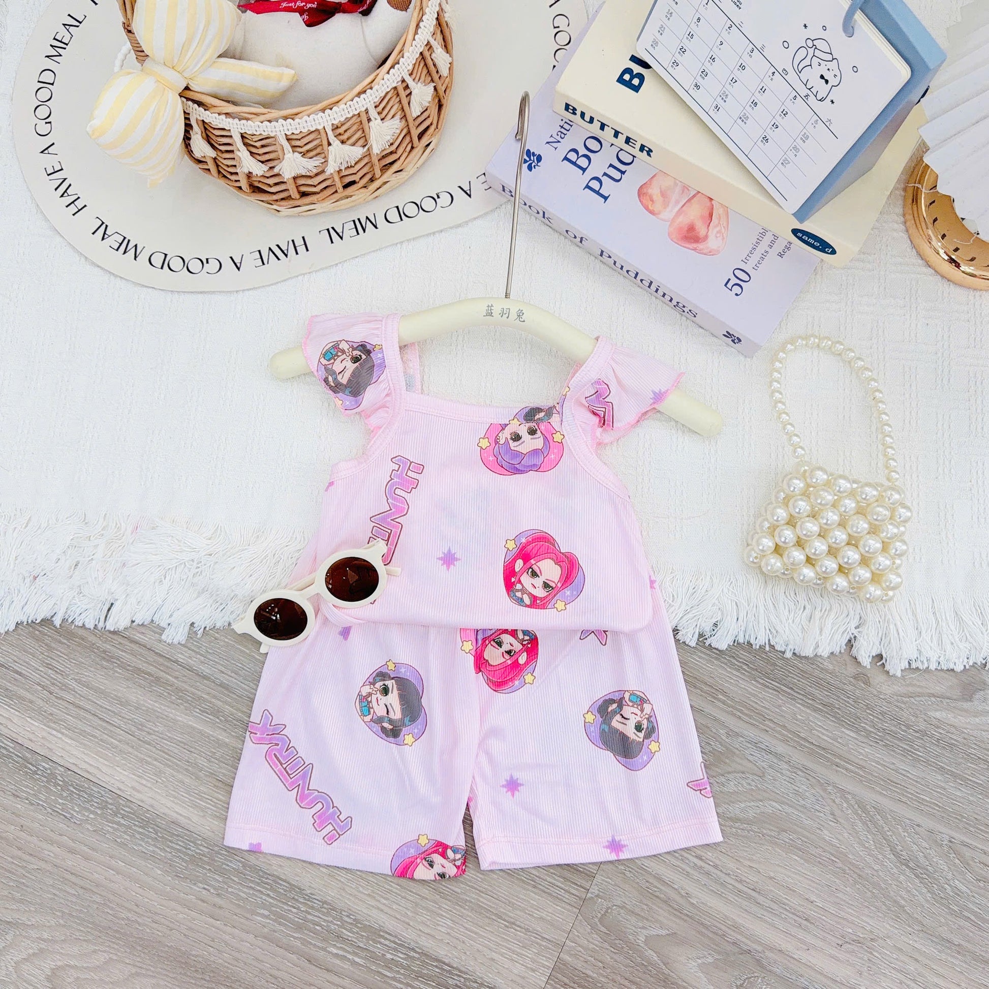 Yuzzin Girls Sleeveless Play Suit