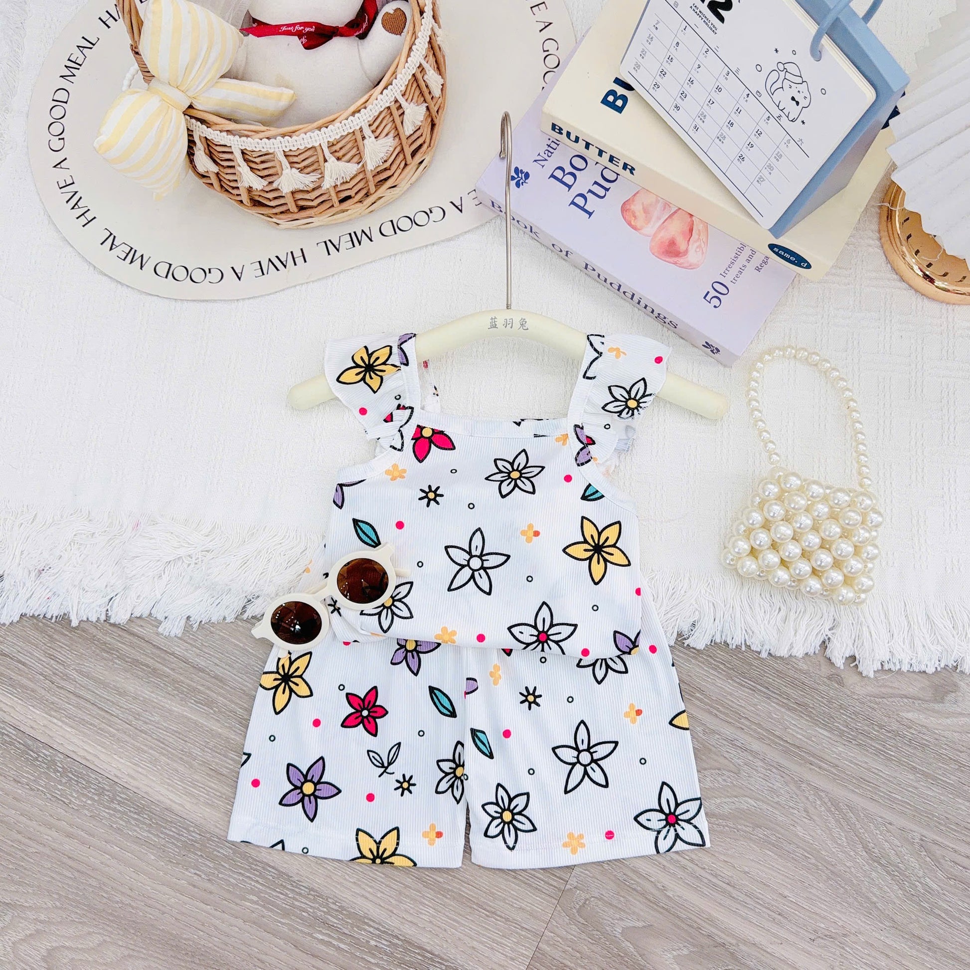 Yuzzin Girls Sleeveless Play Suit