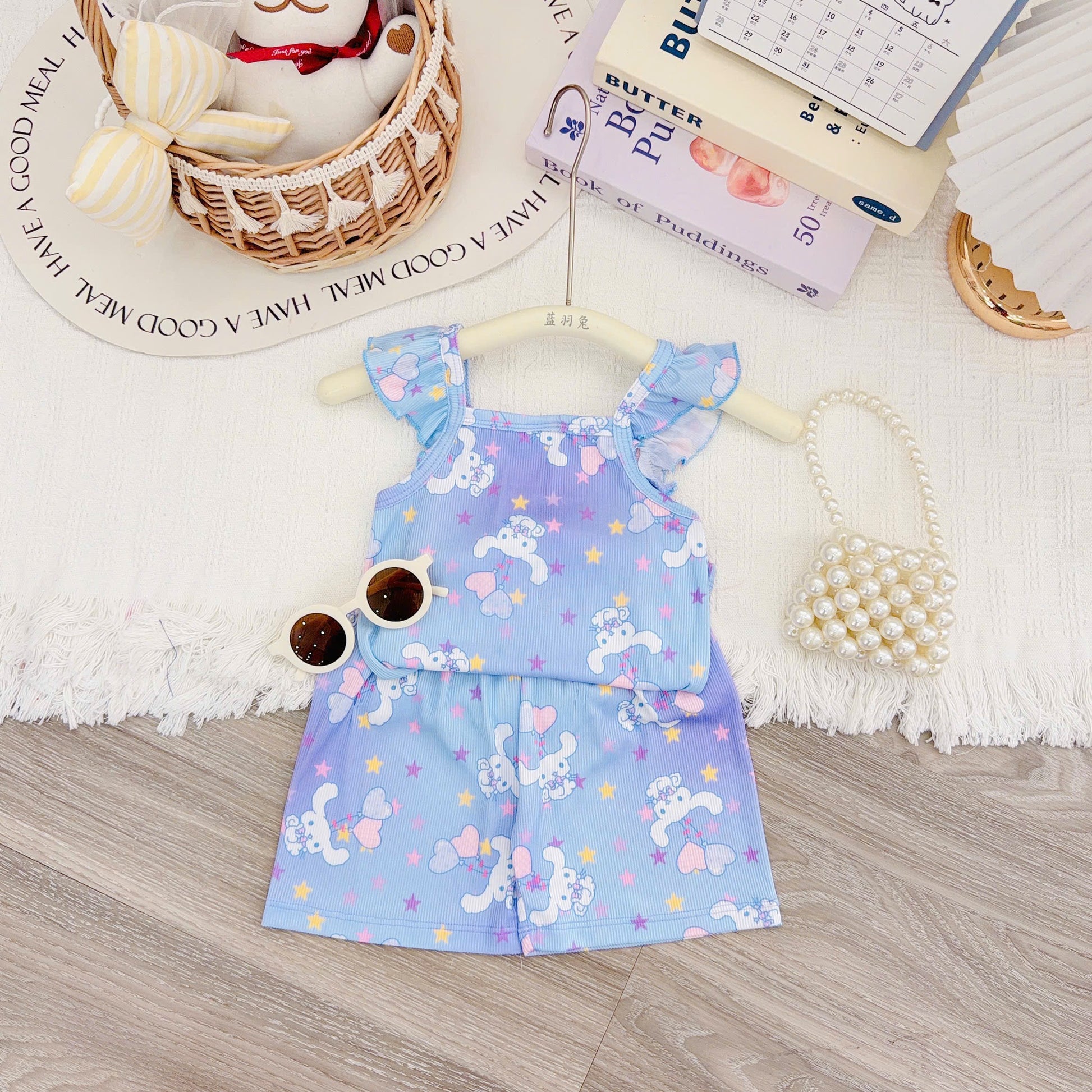 Yuzzin Girls Sleeveless Play Suit