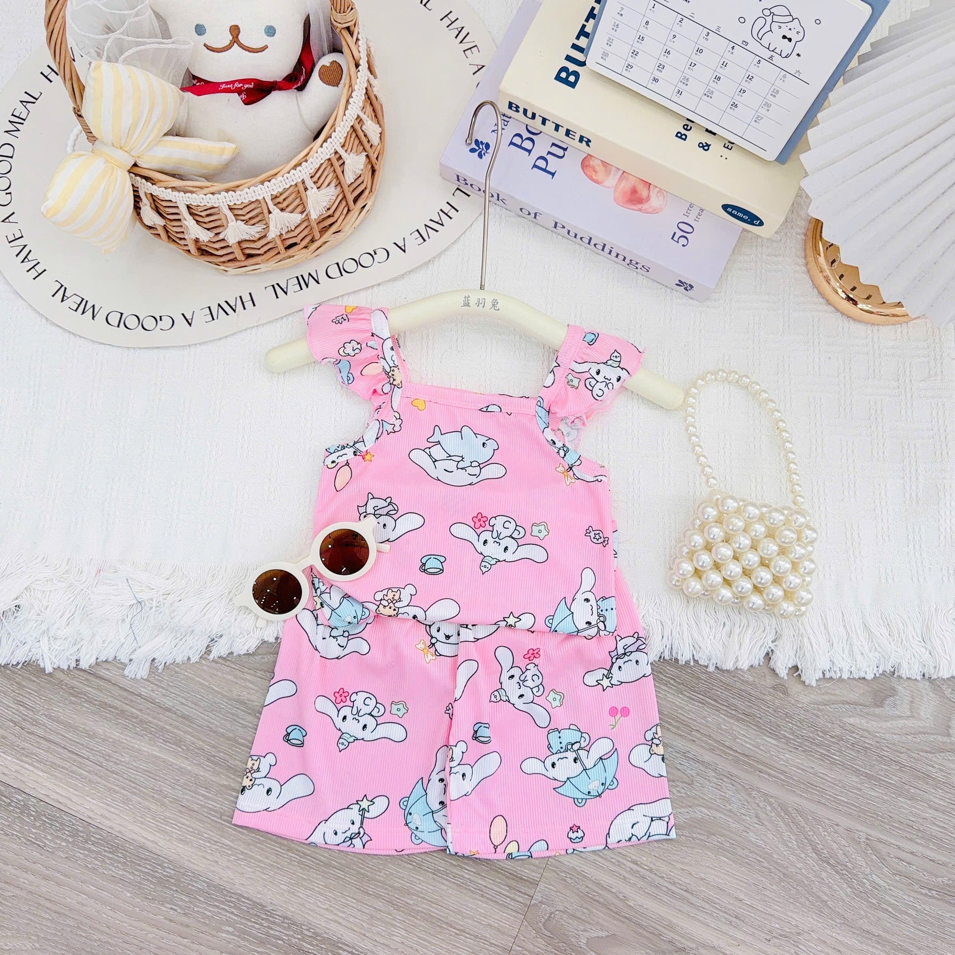 Yuzzin Girls Sleeveless Play Suit