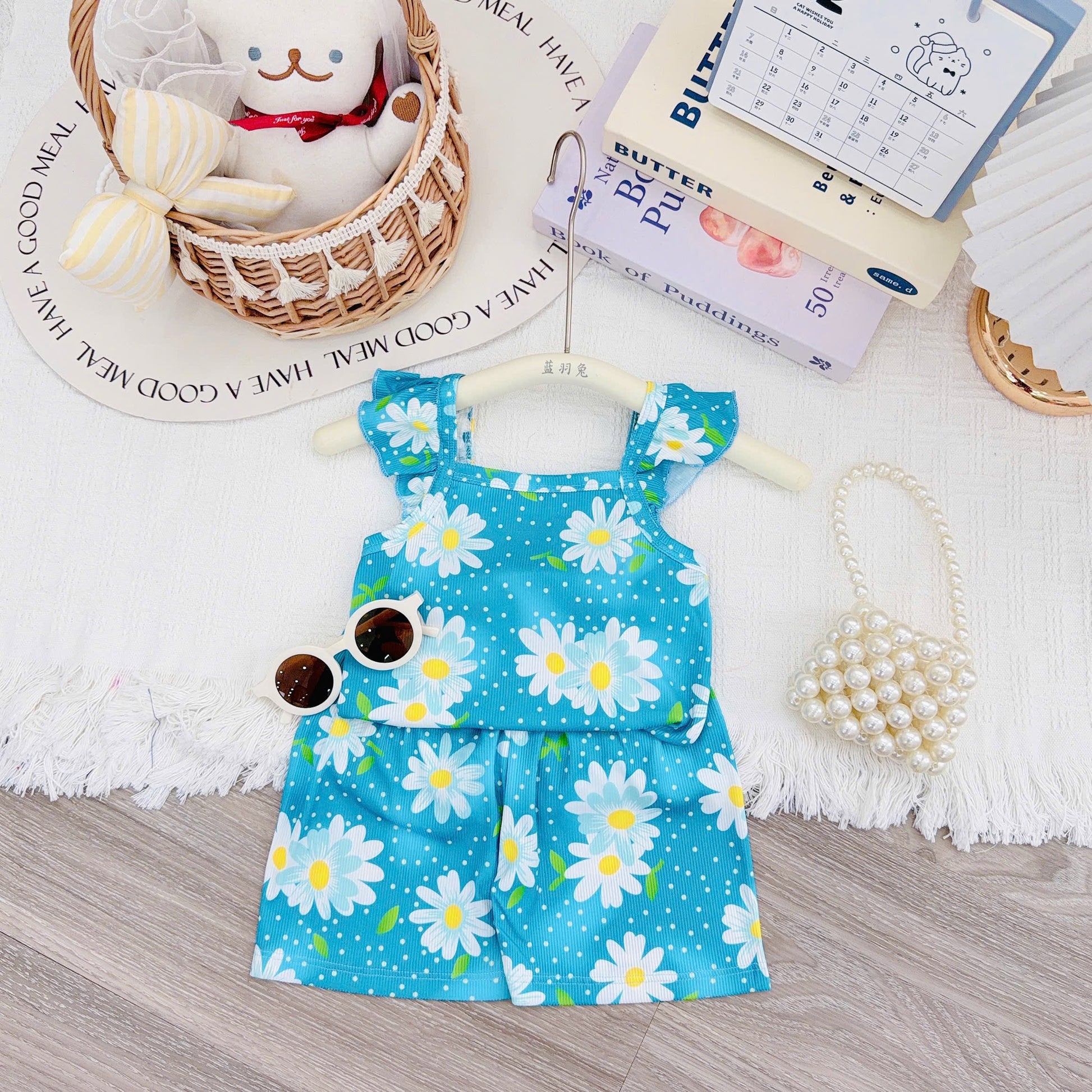 Yuzzin Girls Sleeveless Play Suit