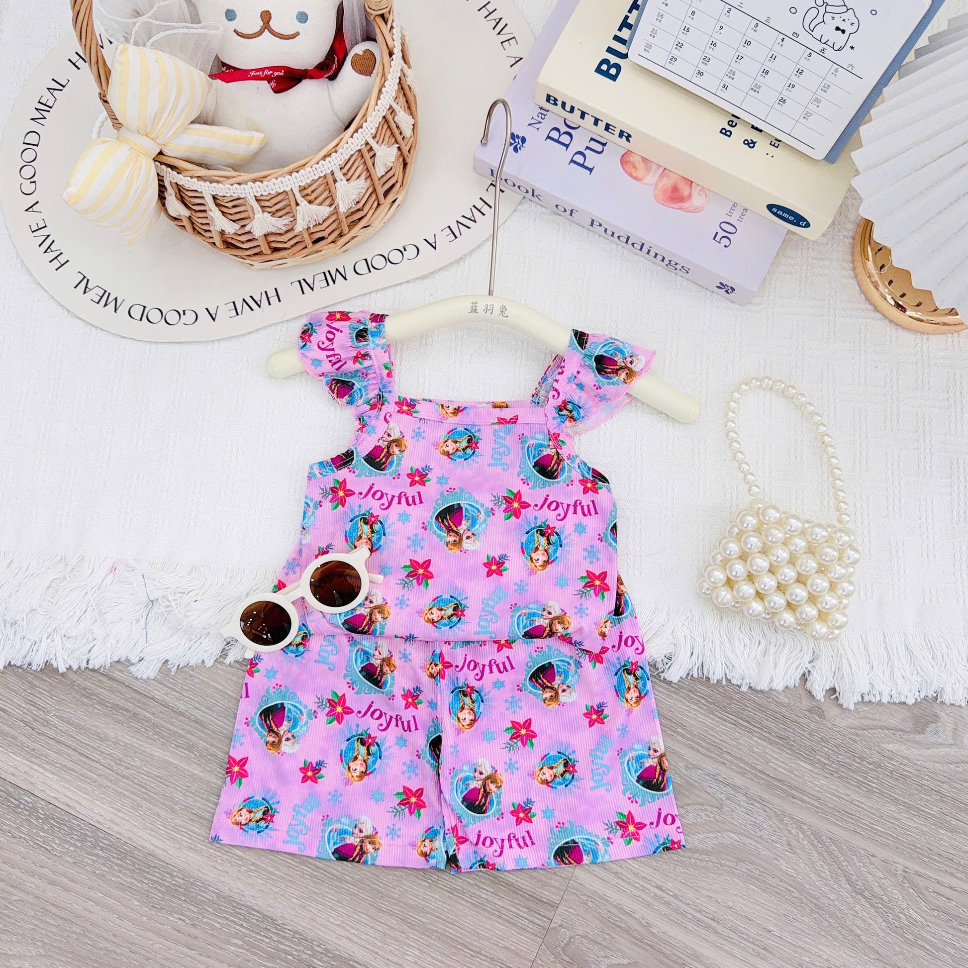 Yuzzin Girls Sleeveless Play Suit