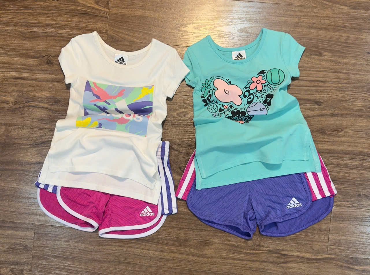 Girls Authentic Adidas Set