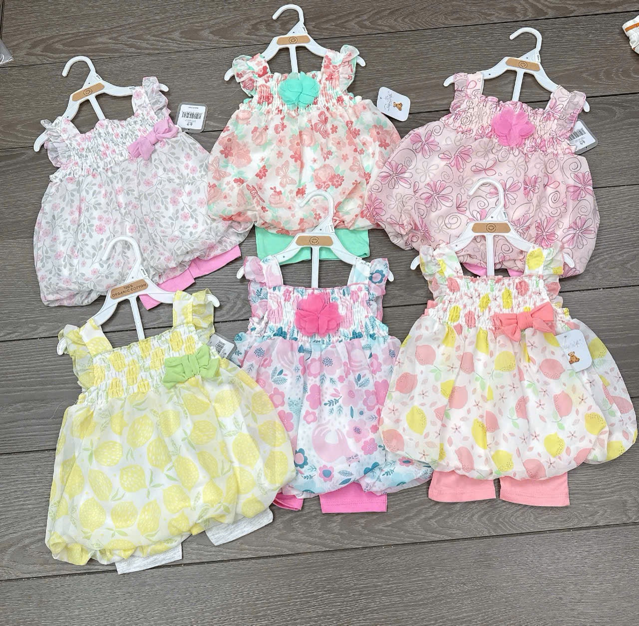 Baby Girl Sleeveless Ruffles Set