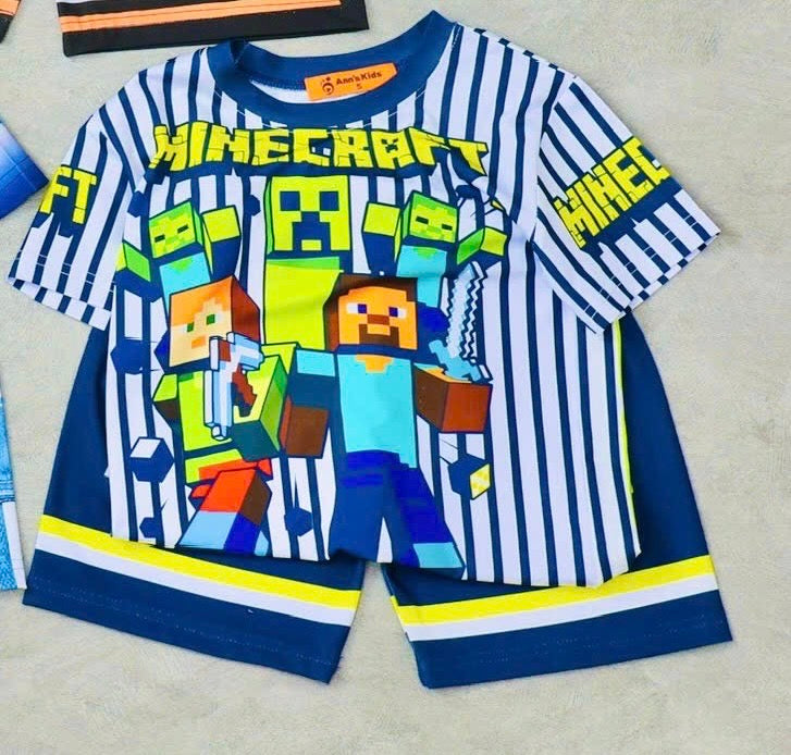 3D Cotton Boys Drifit Play Suit