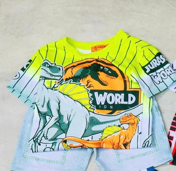 3D Cotton Boys Drifit Play Suit
