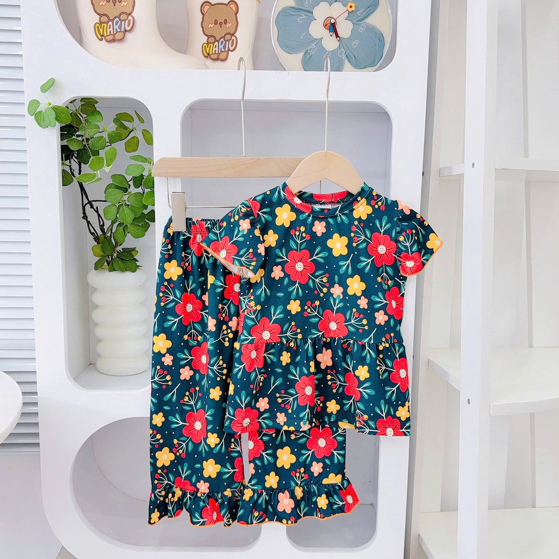 Yuzzin Babydoll Capsleeves Pyjamas