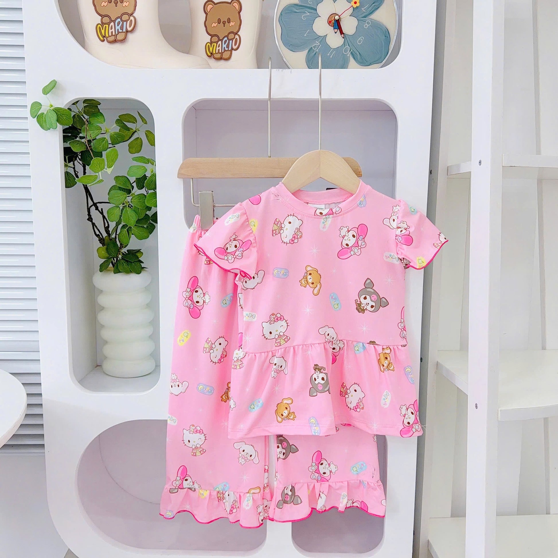 Yuzzin Babydoll Capsleeves Pyjamas