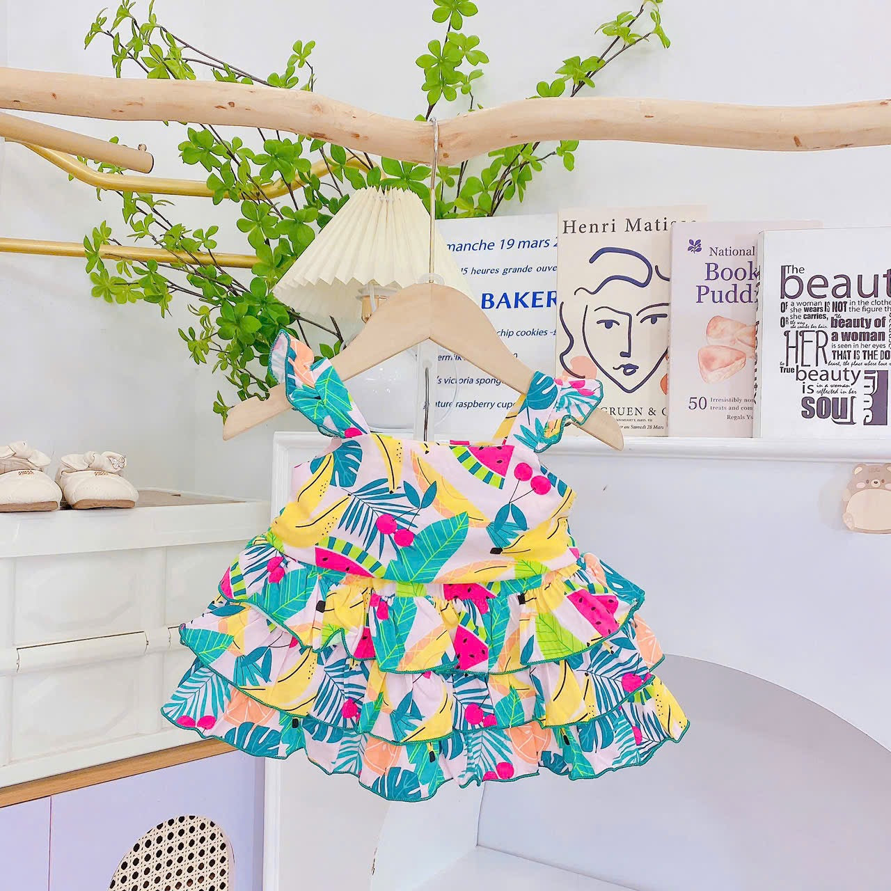 Sleeveless Ruffles Skort Sets