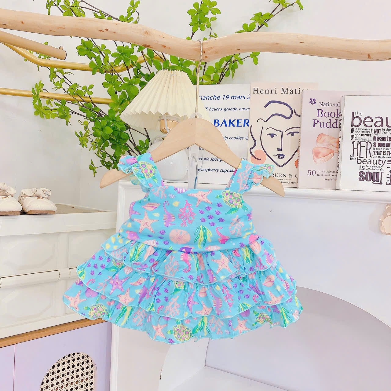 Sleeveless Ruffles Skort Sets