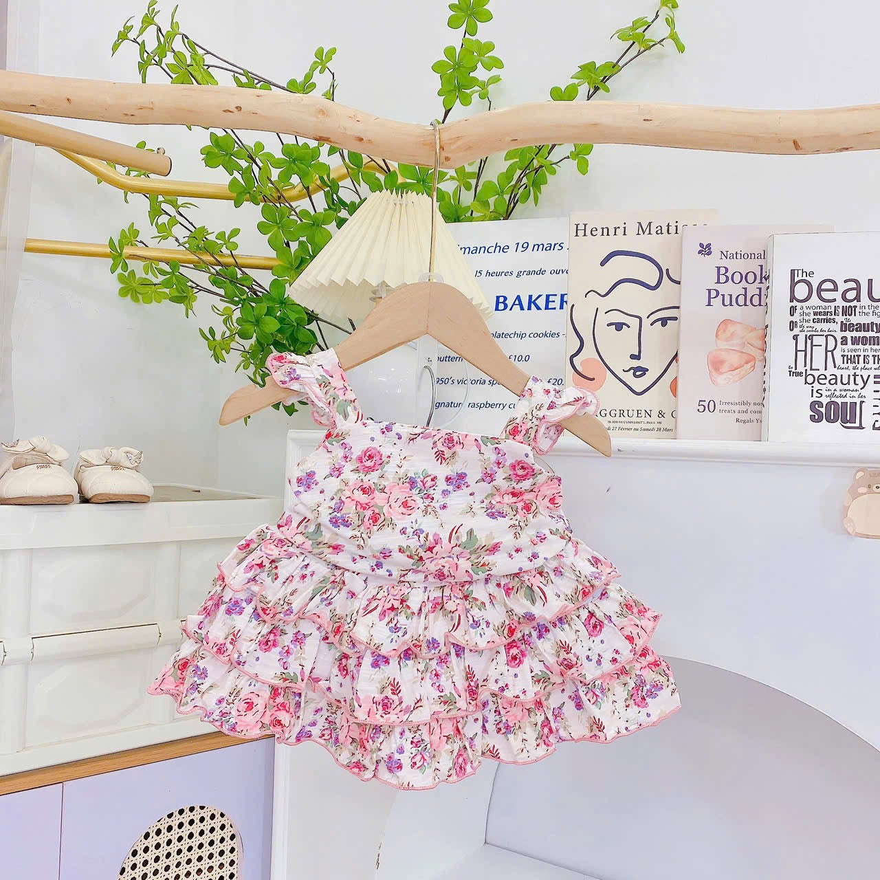 Sleeveless Ruffles Skort Sets