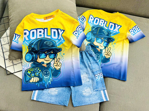 3D Cotton Boys Drifit Play Suit