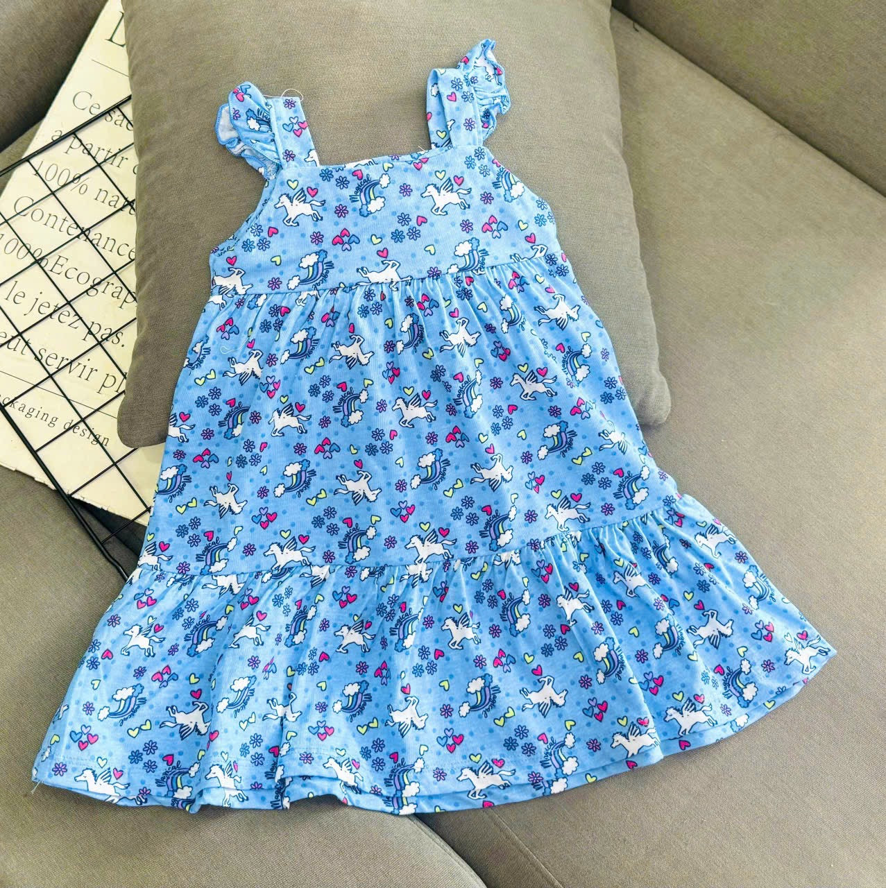 Sleeveless Ruffles Short Dress