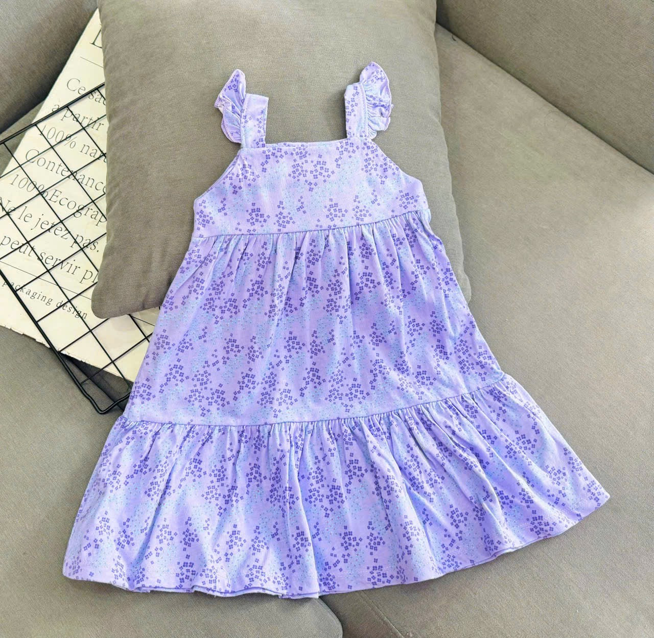 Sleeveless Ruffles Short Dress