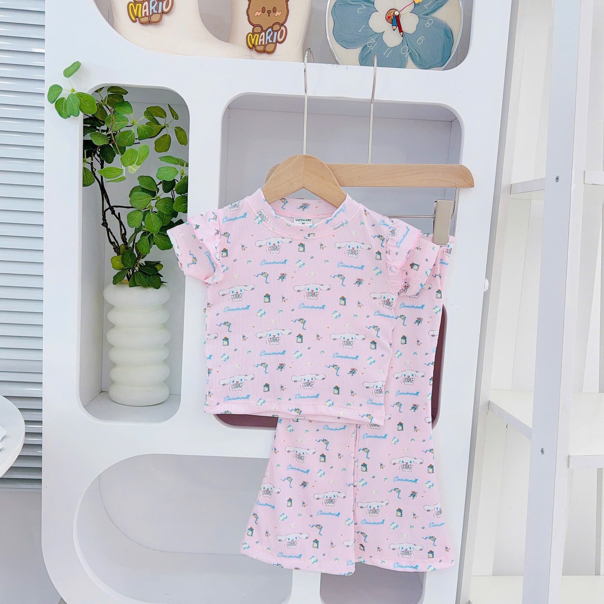 Yuzzin Girls Bell Bottom Pyjamas