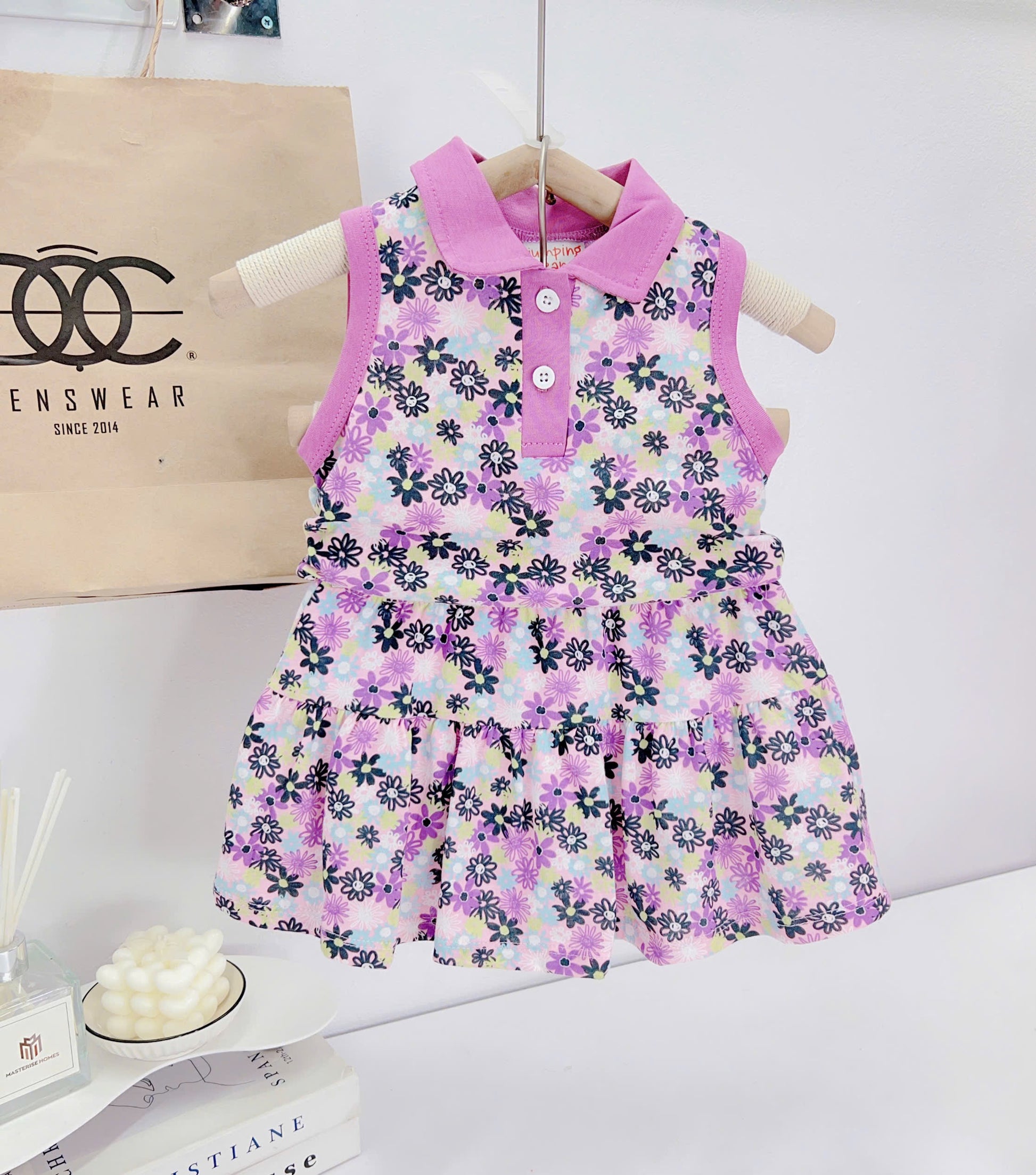 Jumping Bean Collared Skorts