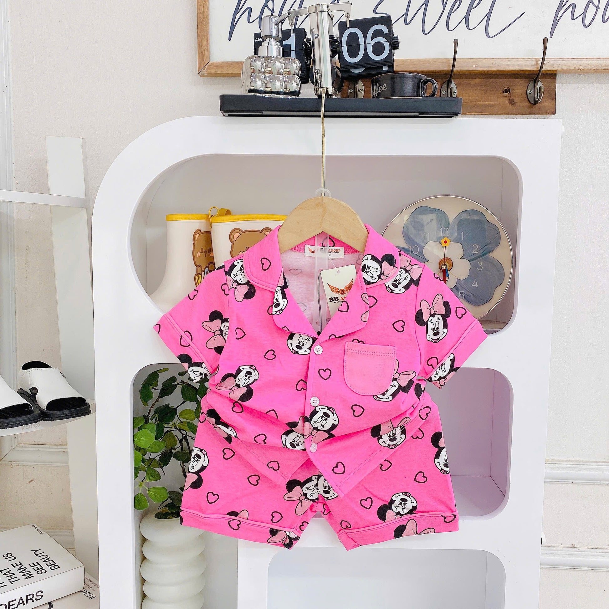 Buttondown Pizama with Shorts II