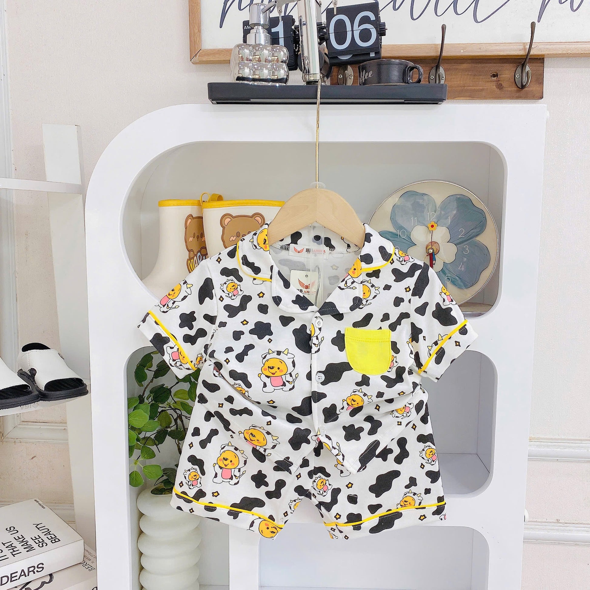 Buttondown Pizama with Shorts