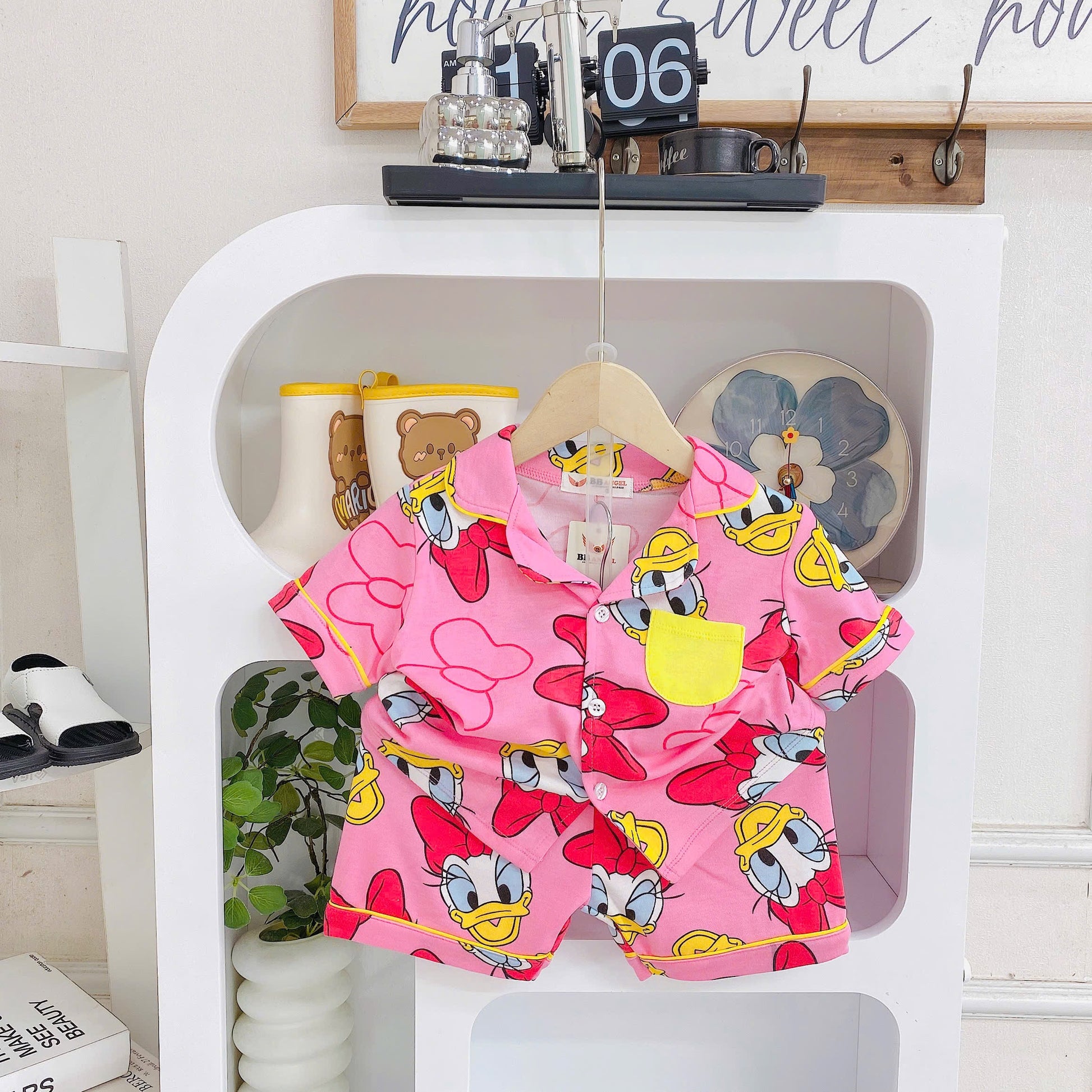 Buttondown Pizama with Shorts II