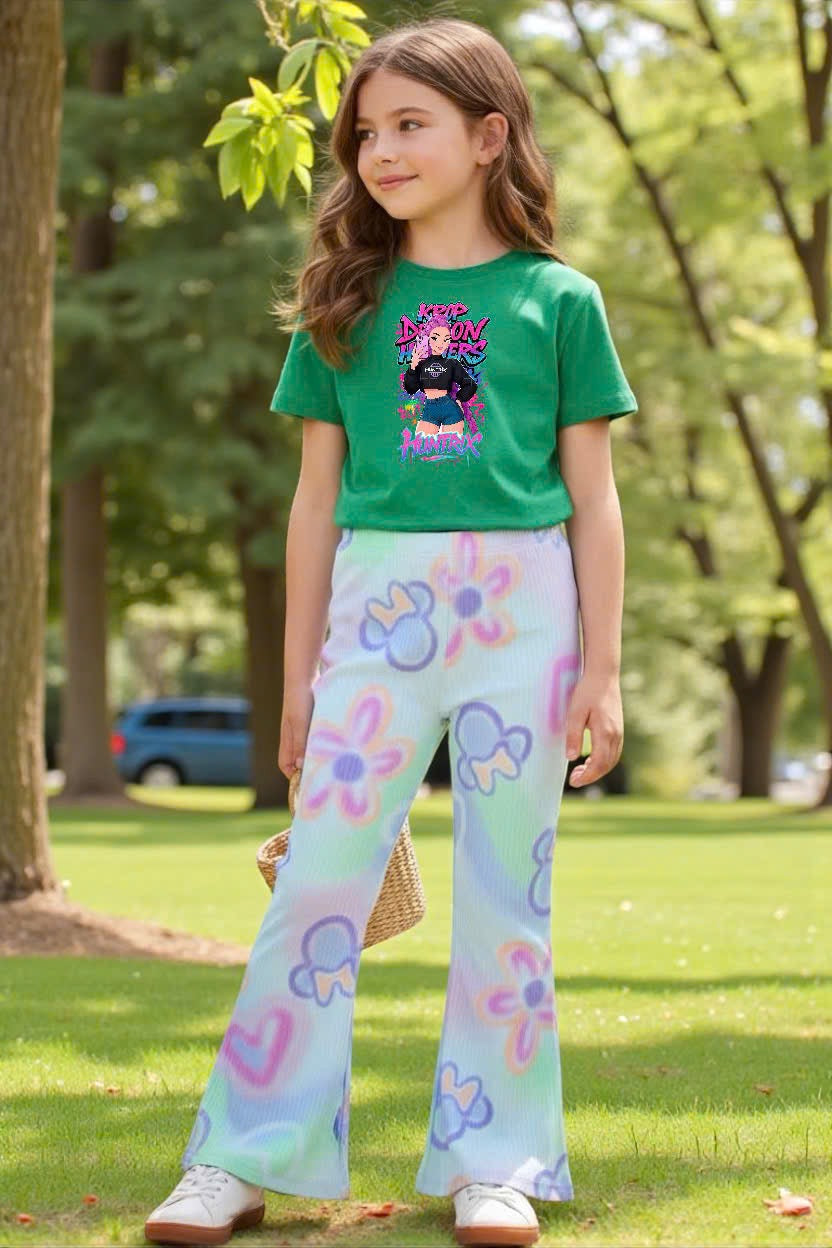 HPT T-shirt Bell Bottom Sets