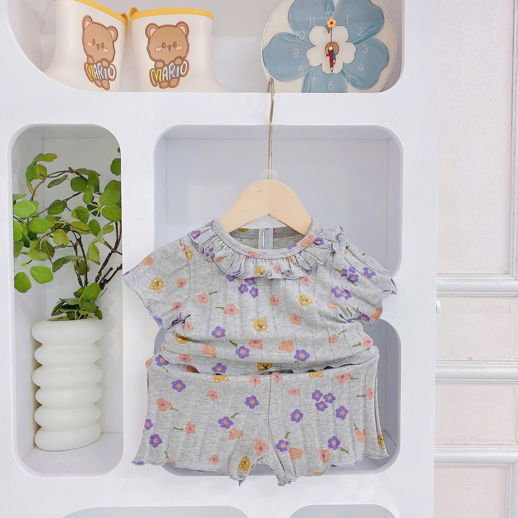 Lynhkids Pleated Girls Play time Set