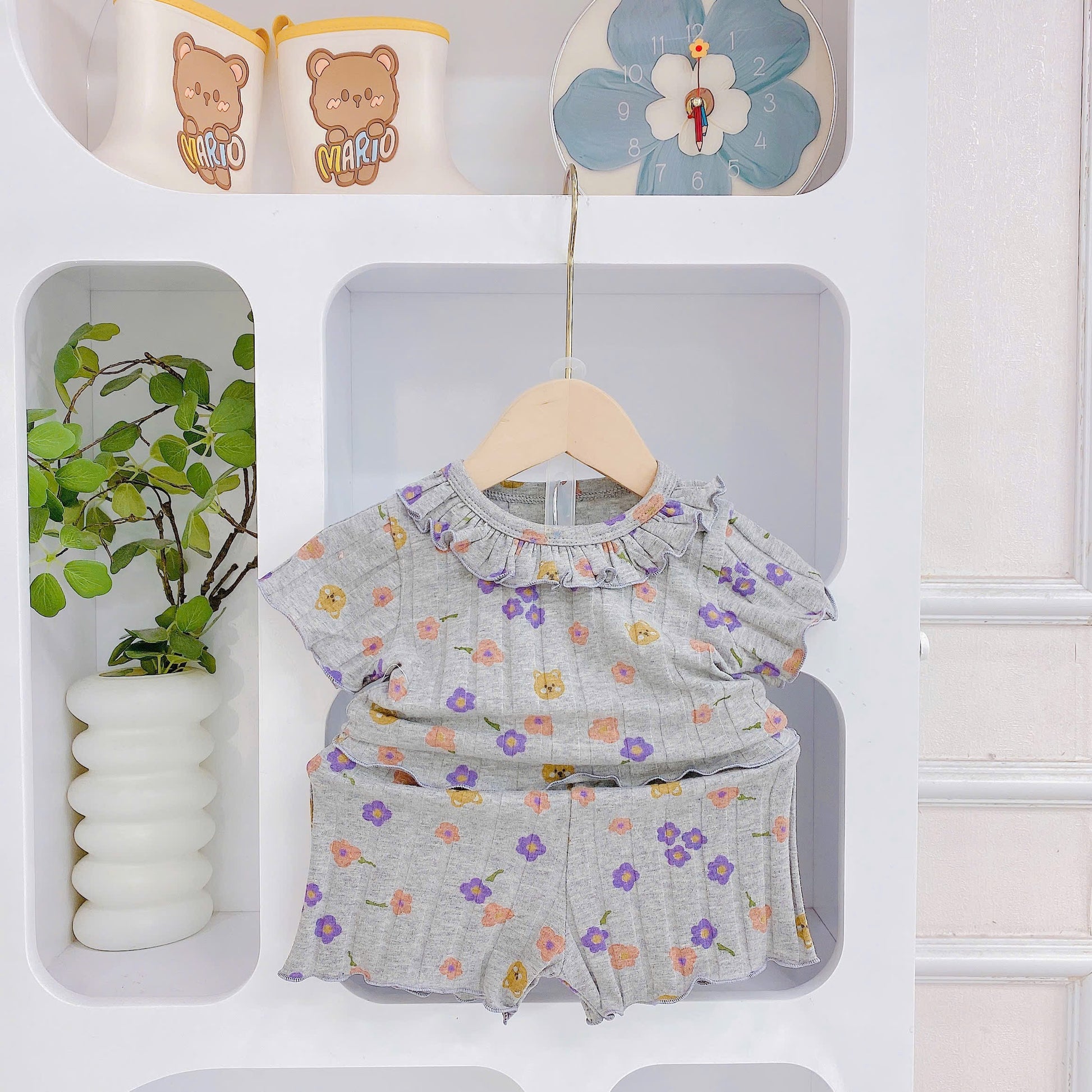 Lynhkids Pleated Girls Play time Set