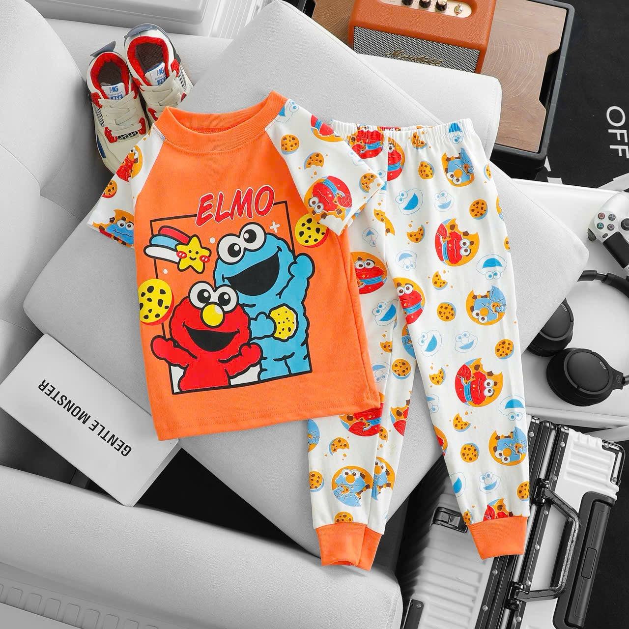 Short Sleeves Long Pants Printed Pyjamas II