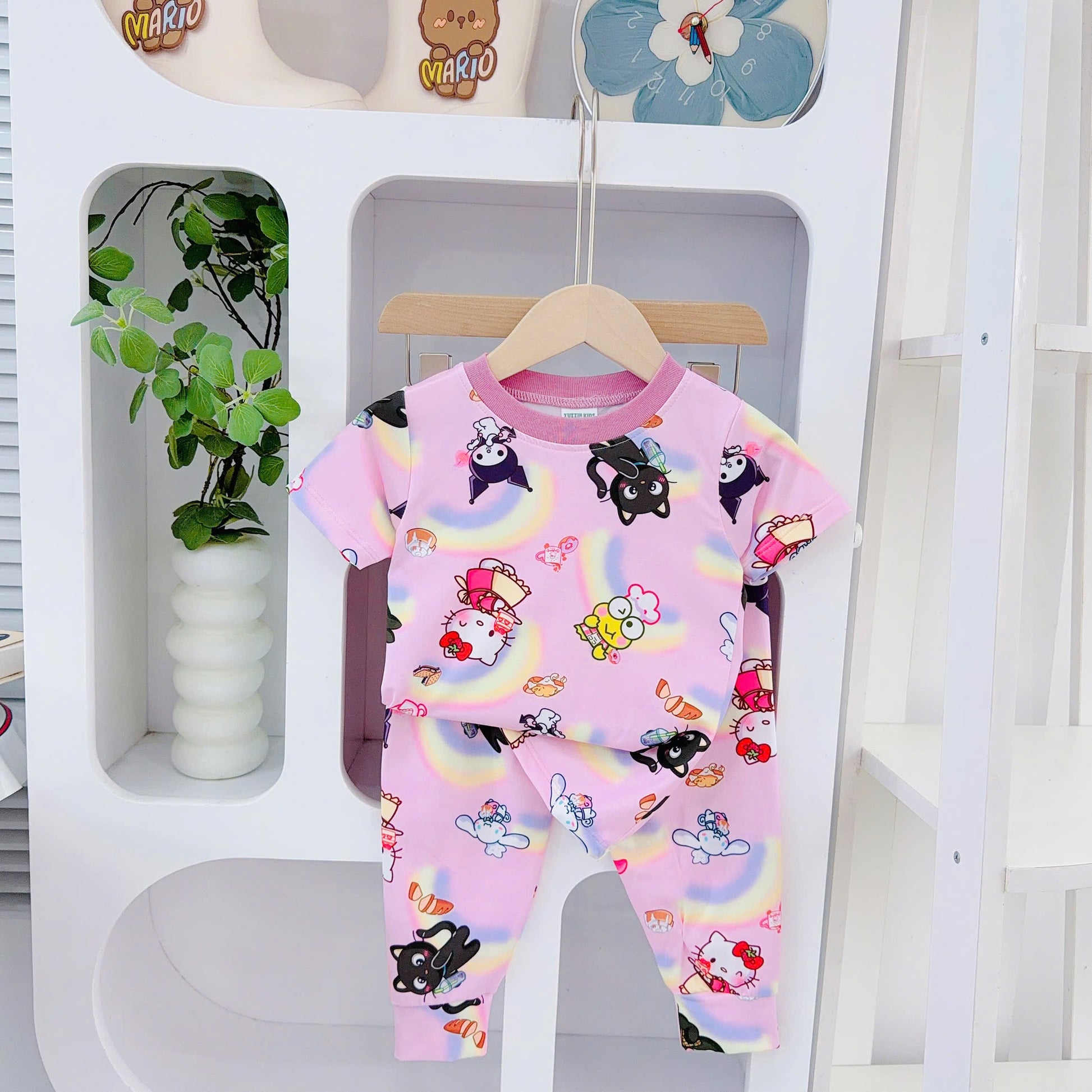 3D Cotton Shortsleeves Long Pants II
