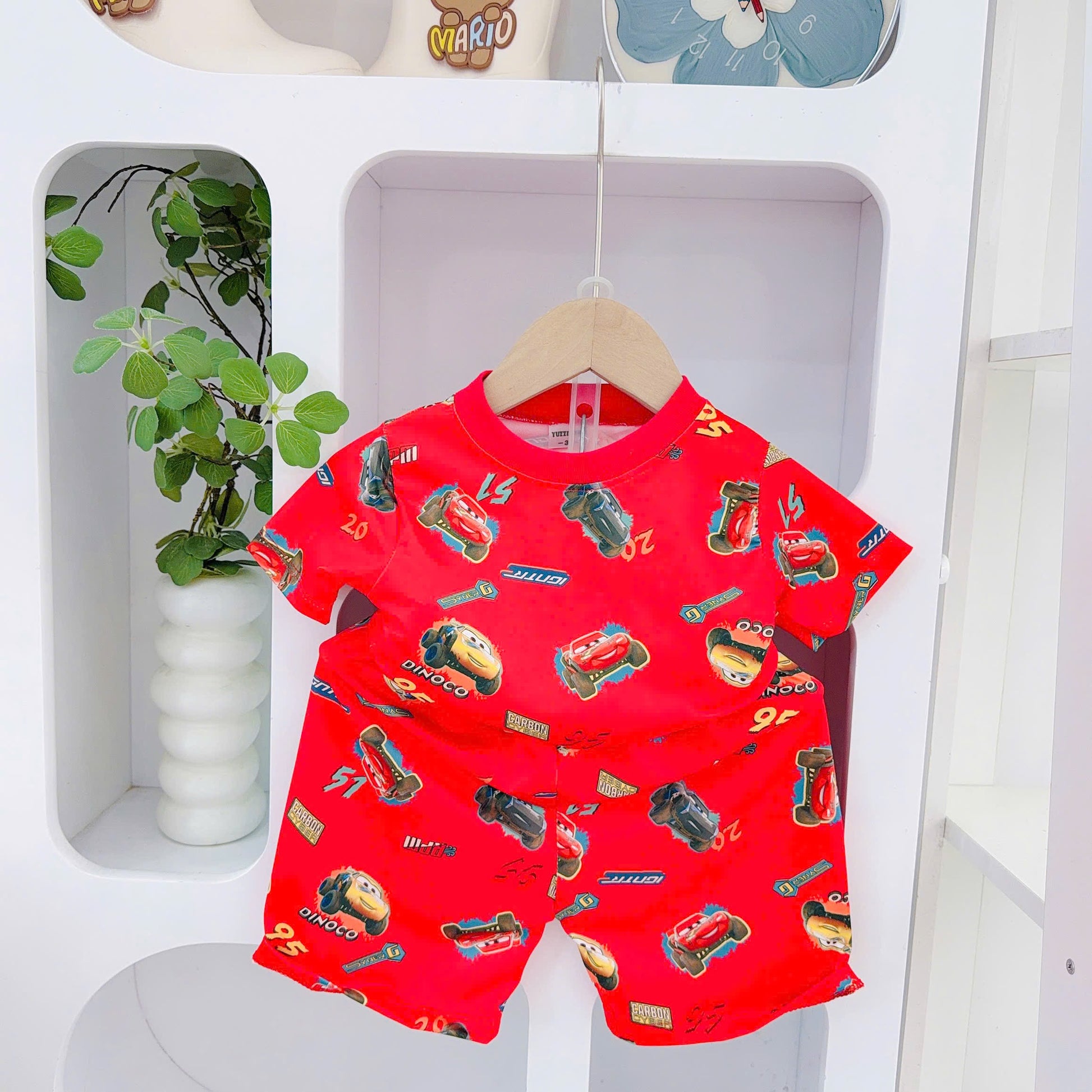 3D Cotton Boys Play Suits
