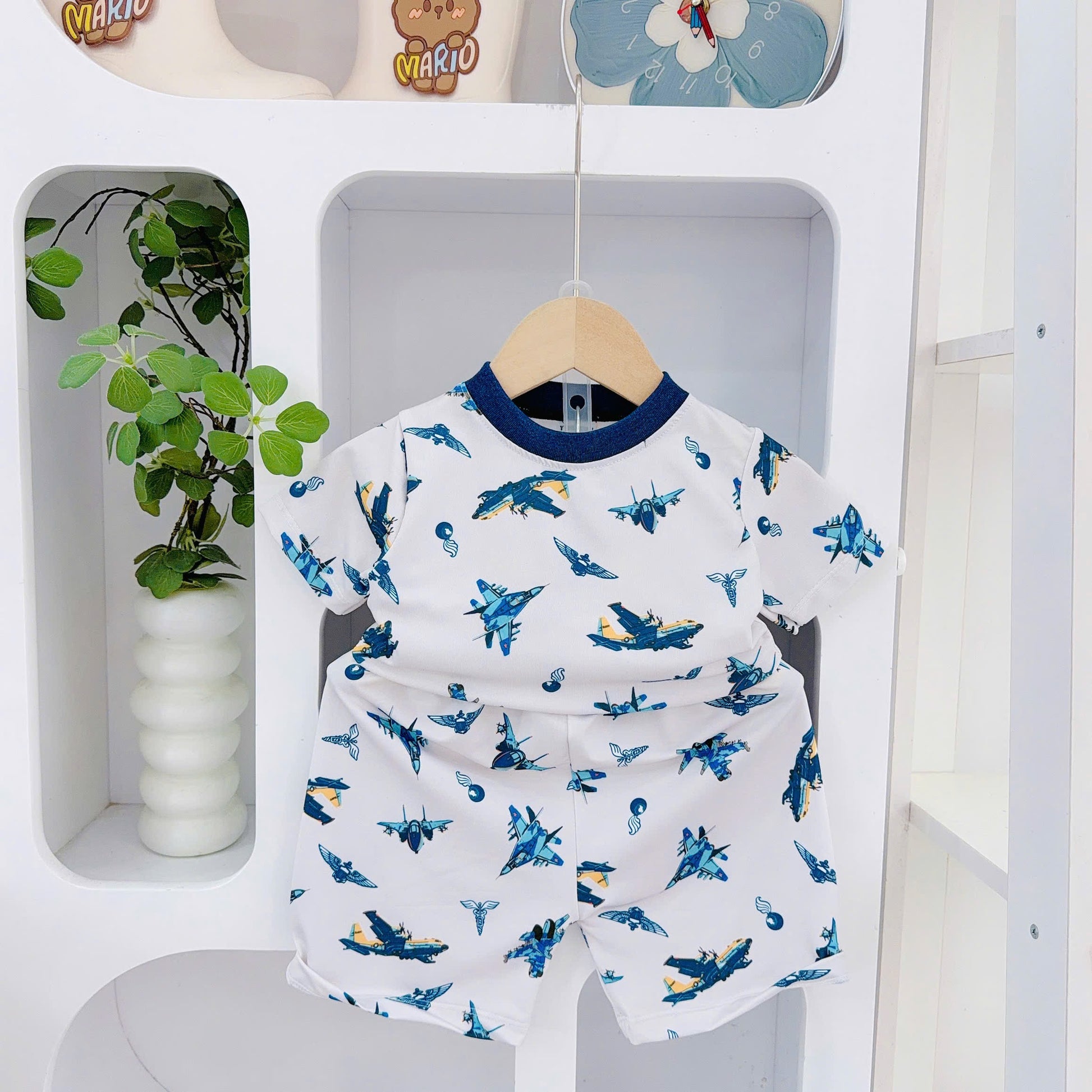 3D Cotton Boys Play Suits