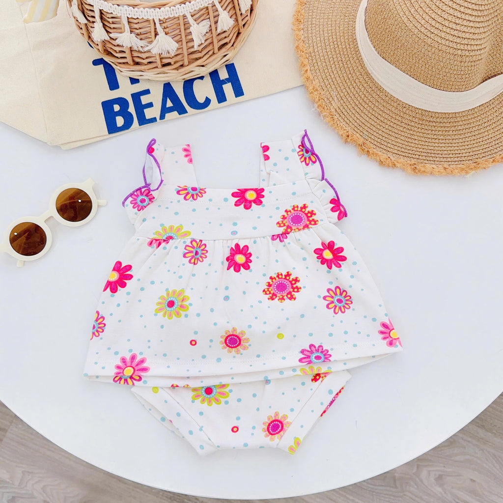 Girls Baby Bloomers Sets Cotton
