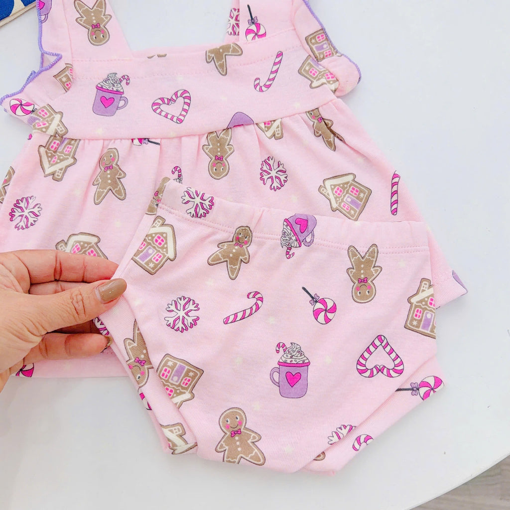 Girls Baby Bloomers Sets Cotton