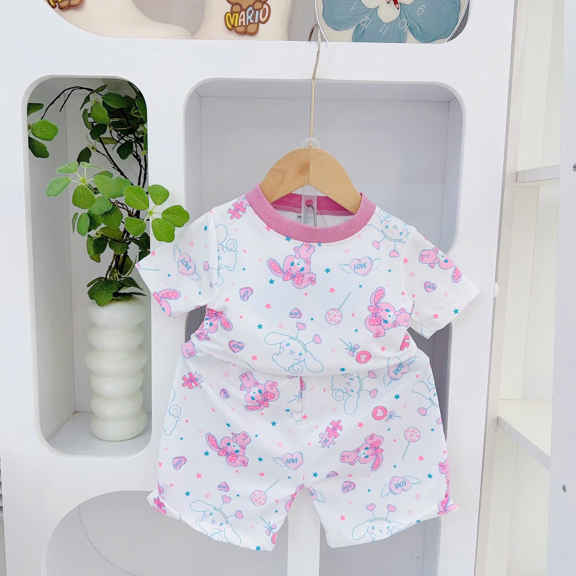 3D Cotton Girls Play Suits
