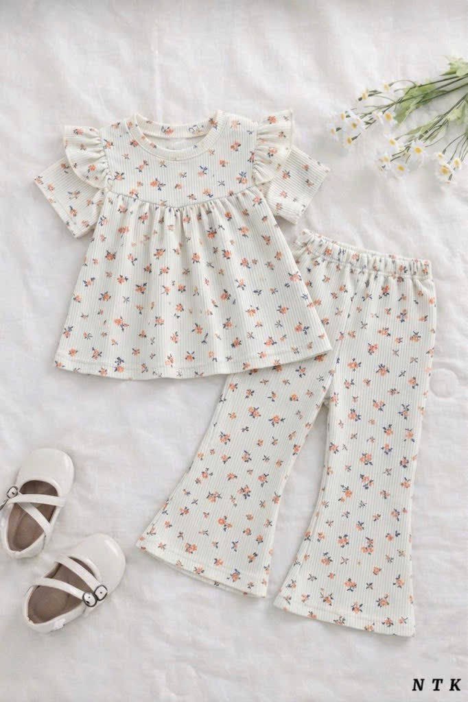 NTK Bell Bottom With Ruffles Sleeves