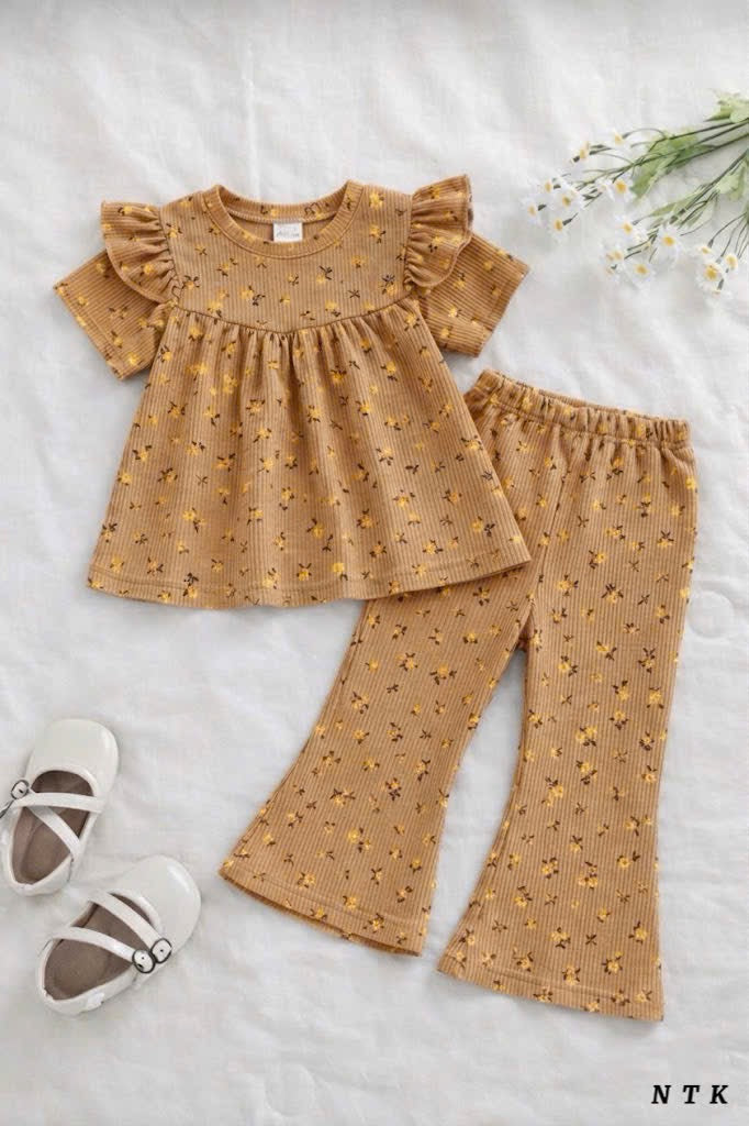 NTK Bell Bottom With Ruffles Sleeves