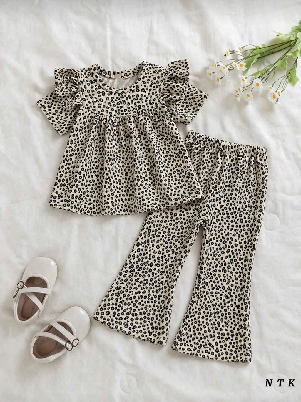 NTK Bell Bottom With Ruffles Sleeves
