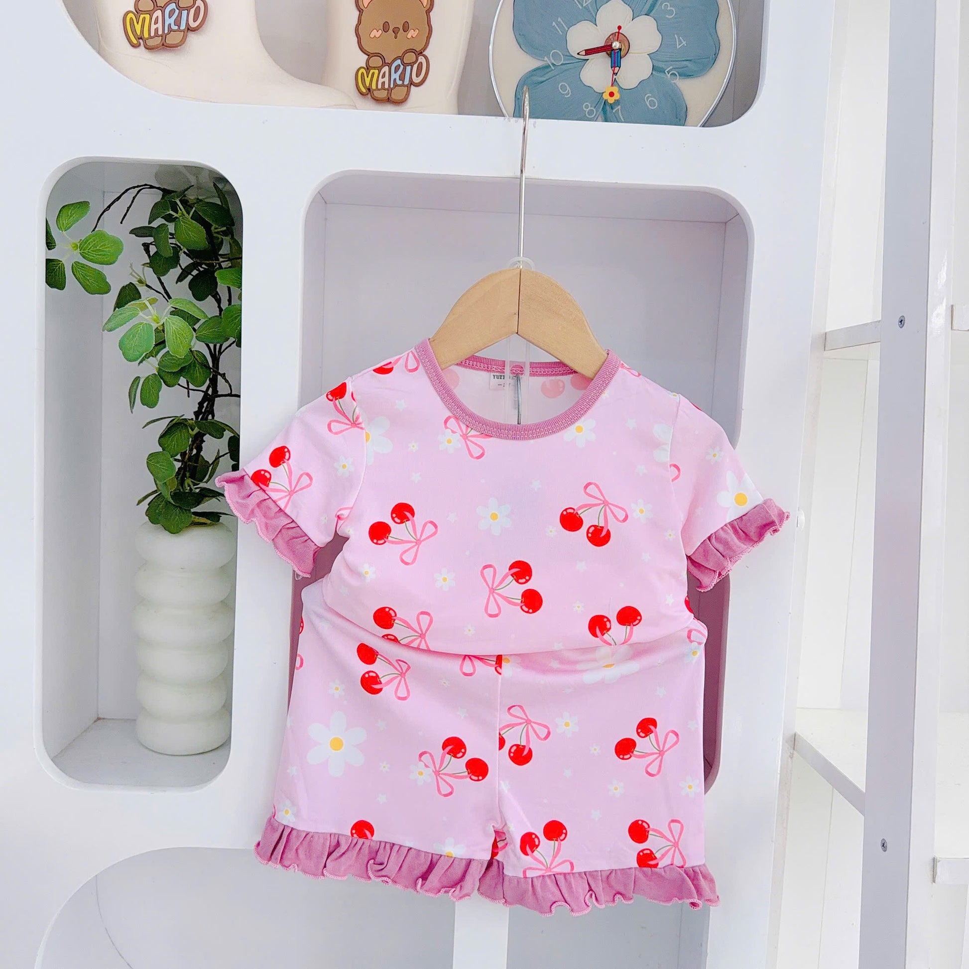 3D Cotton Girls Play Suits